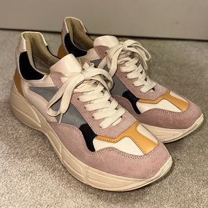 Steve Madden colorblock platform sneakers